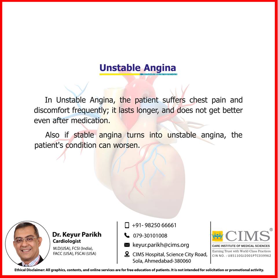 Unstable angina.
