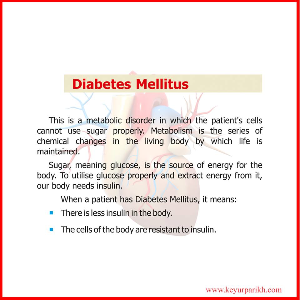 Diabetes Mellitus.