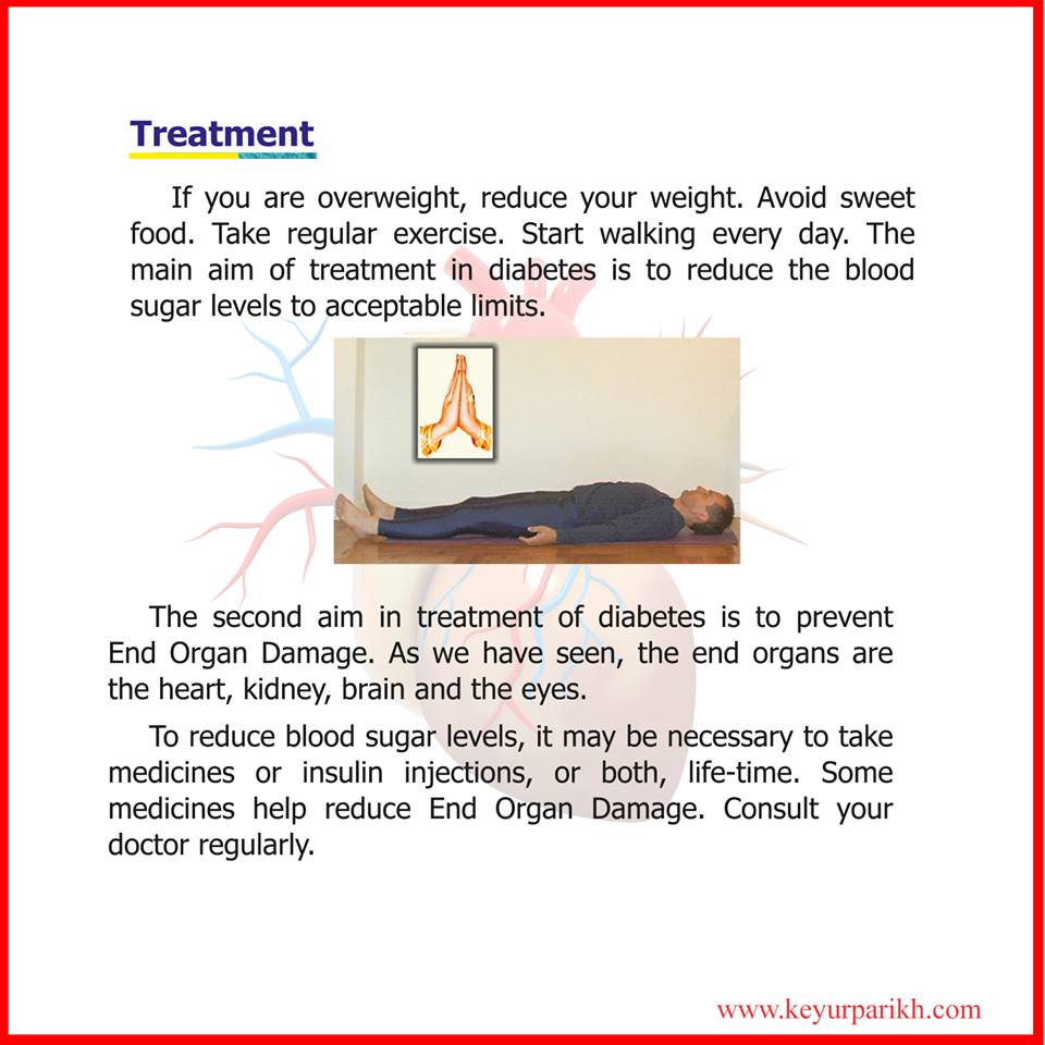 Treatment of diabetes.