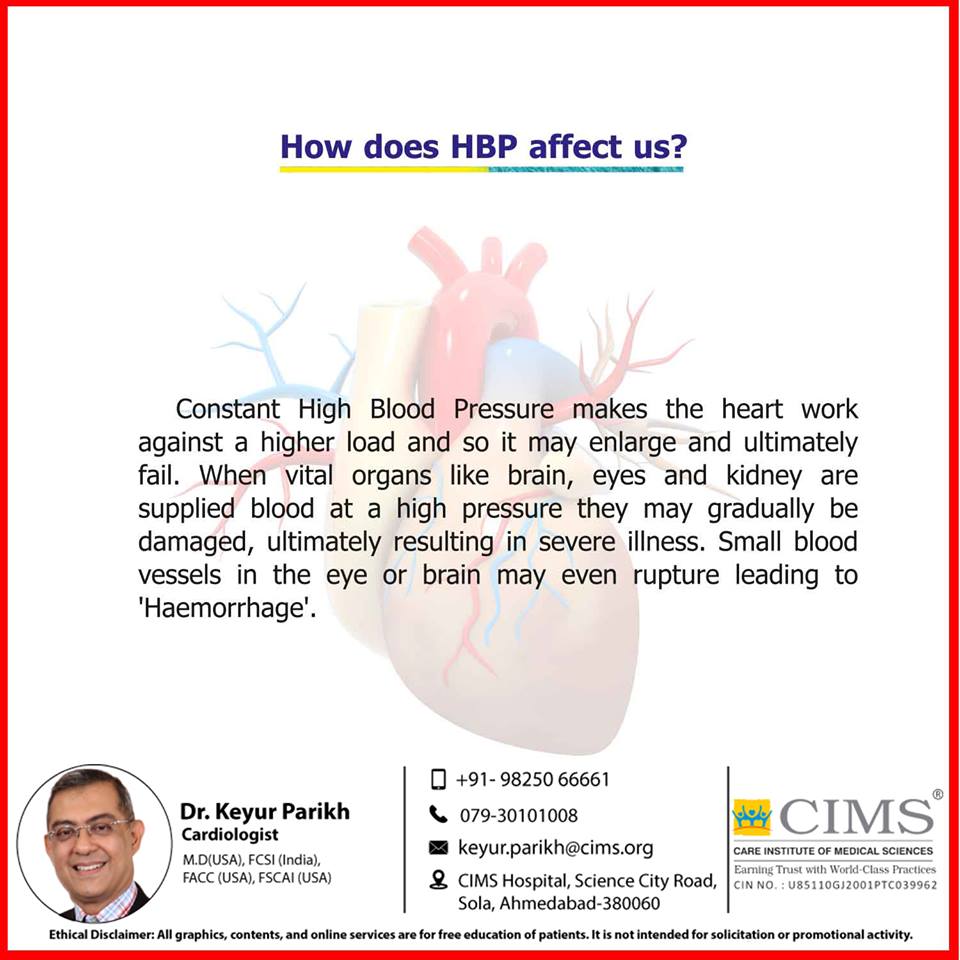 How does HBP affect us? 