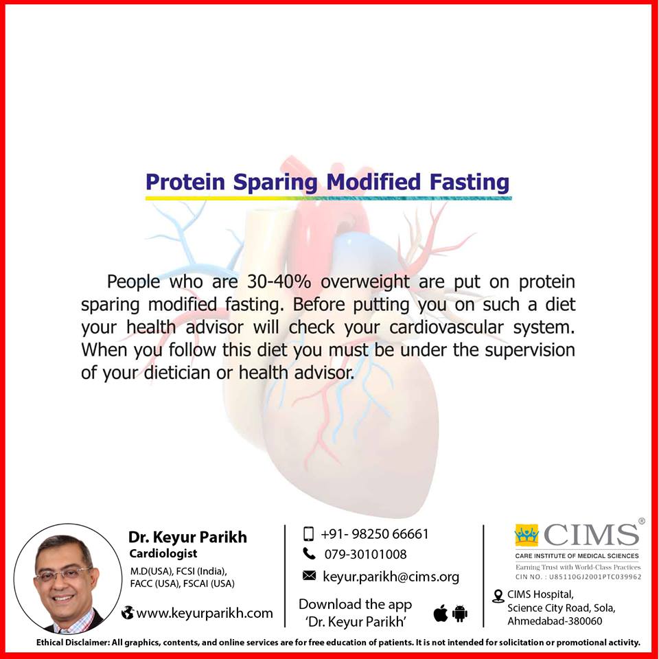 Protein sparing modified fasting.